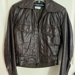 Harley Davidson 70's Vintage Women's Leather Jacket